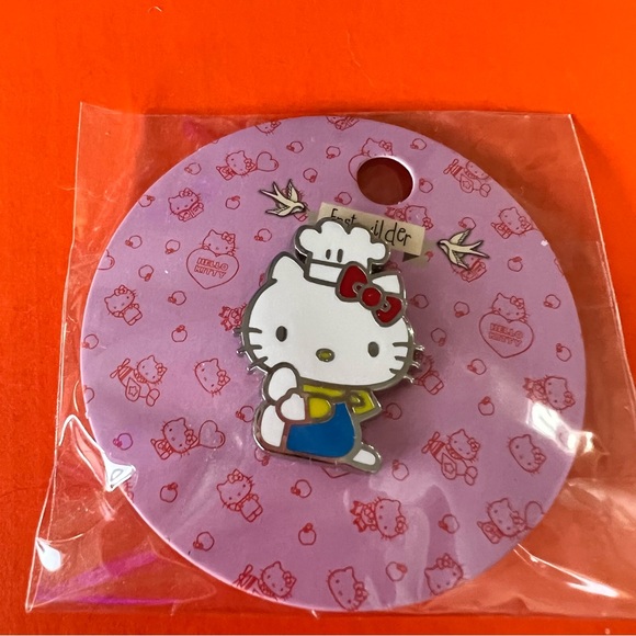 Erstwilder Jewelry Erstwilder Hello Kitty Wearing A Chefs Hat